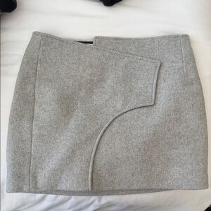 10 Crosby Derek Lam Asymmetrical Gray Skirt
